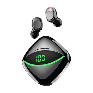 Headset: Wireless In-Ear + Touch Control + USB 3.0 Fast Charging - Color(Black)