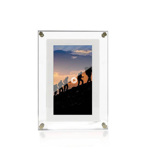 Digital Photo Frame - Acrylic Portrait & Landscape - Sizes 10.1"" & 7" - Video Memories Playback