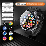 Smartwatch Phone with Camera, SIM Card In, GPS Route & Health Tracking-(Variety of Applications)