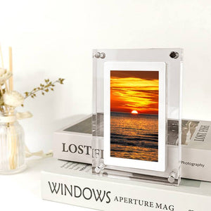 Digital Photo Frame - Acrylic Portrait & Landscape - Sizes 10.1"" & 7" - Vertical Display