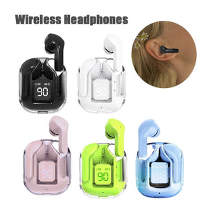 Headset: Mini Wireless Bluetooth - 20 Hours Usage, Power Display & Noise Reduction-(Main Preview)