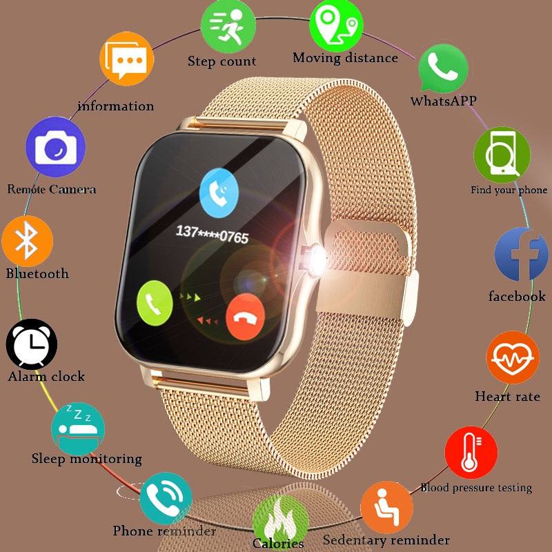 Smartwatch for Sports: Touch Control, Magnetic Charging & BT Calling-(Main Preview)