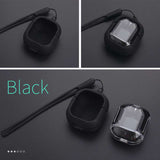 Headset: Mini Wireless Bluetooth - 20 Hours Usage, Power Display & Noise Reduction-Color(Black headphone case)