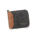 Wallet for Men - Simple, Stylish made of Durable PU Leather - Grey Black & Brown Color