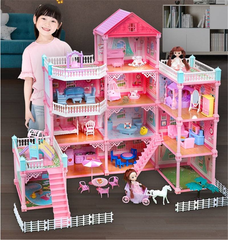 Doll House Toys for Girls | A Fun Play Villa Creativity Girl's Gift (Main Image)