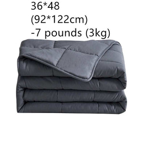 Weighted Blanket - Premium Gravity Quilt Cotton - for All Seasons- 7Lbs(3kg)