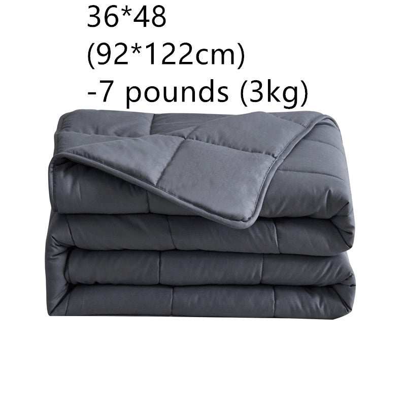 Weighted Blanket - Premium Gravity Quilt Cotton - for All Seasons- 7Lbs(3kg)