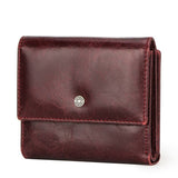 Wallet for Women: RFID-Secure, Bifold & Stylish Leather Made -Red Color