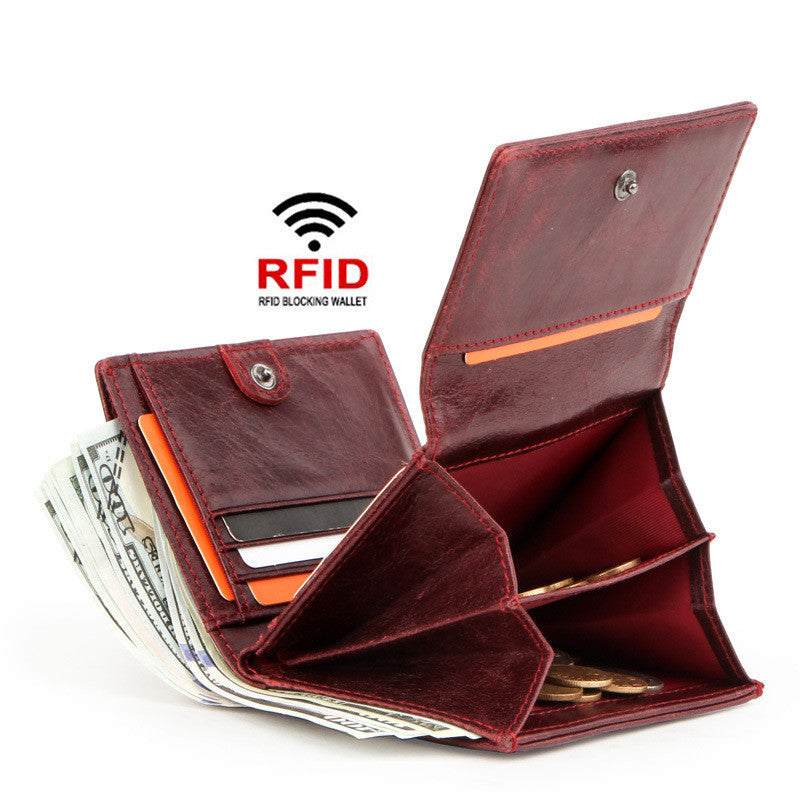 Wallet for Women: RFID-Secure, Bifold & Stylish Leather Made -Opened Preview