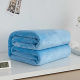 Blanket For ALL Seasons | Coral Flannel Made | Cozy & Comfort Blanket - Color(Sky Blue)