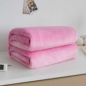 Blanket For ALL Seasons | Coral Flannel Made | Cozy & Comfort Blanket - Color(Pink)