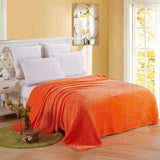 Blanket For ALL Seasons | Coral Flannel Made | Cozy & Comfort Blanket - On Bed Showcase