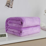 Blanket For ALL Seasons | Coral Flannel Made | Cozy & Comfort Blanket - Color(Light Purple)