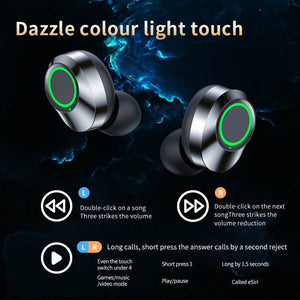 Headset: In Ear, Noise-Cancelling Mic, True Wireless Stereo & Screen- Light Touch