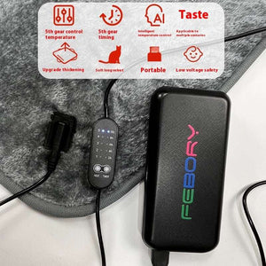 Electric Blanket: Heating Blanket with 5 Temperature - 5V USB Function - Low Voltage Safety