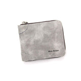 Wallet for Men - Simple, Stylish made of Durable PU Leather - Light Grey Color