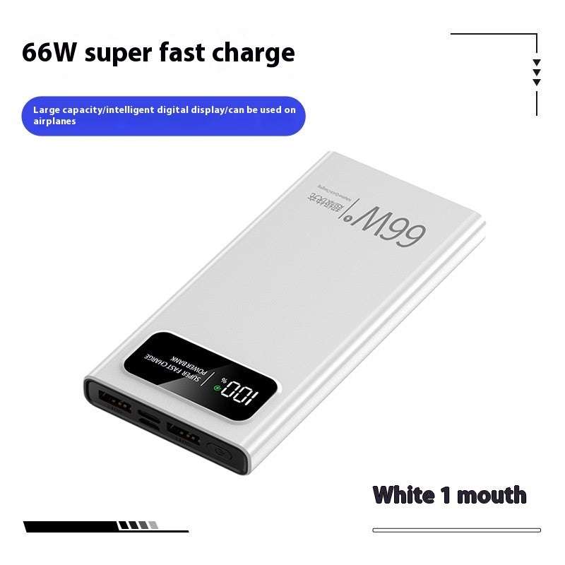 Power Bank: 66W & 120W Super Fast Charge-10000mAh & 20000mAh- Portable