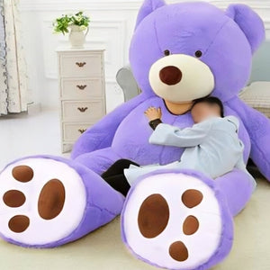 Teddy Bear | Giant & Cuddly Plush Toy with Soft Touch for Kids, Adults- Purple Color