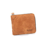 Wallet for Men - Simple, Stylish made of Durable PU Leather - Brown Color