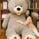 Teddy Bear | Giant & Cuddly Plush Toy with Soft Touch for Kids, Adults- Grey Color