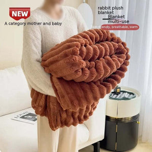 Blanket: Luxuriously Plush, Multipurpose & for All Seasons - Caramel Color