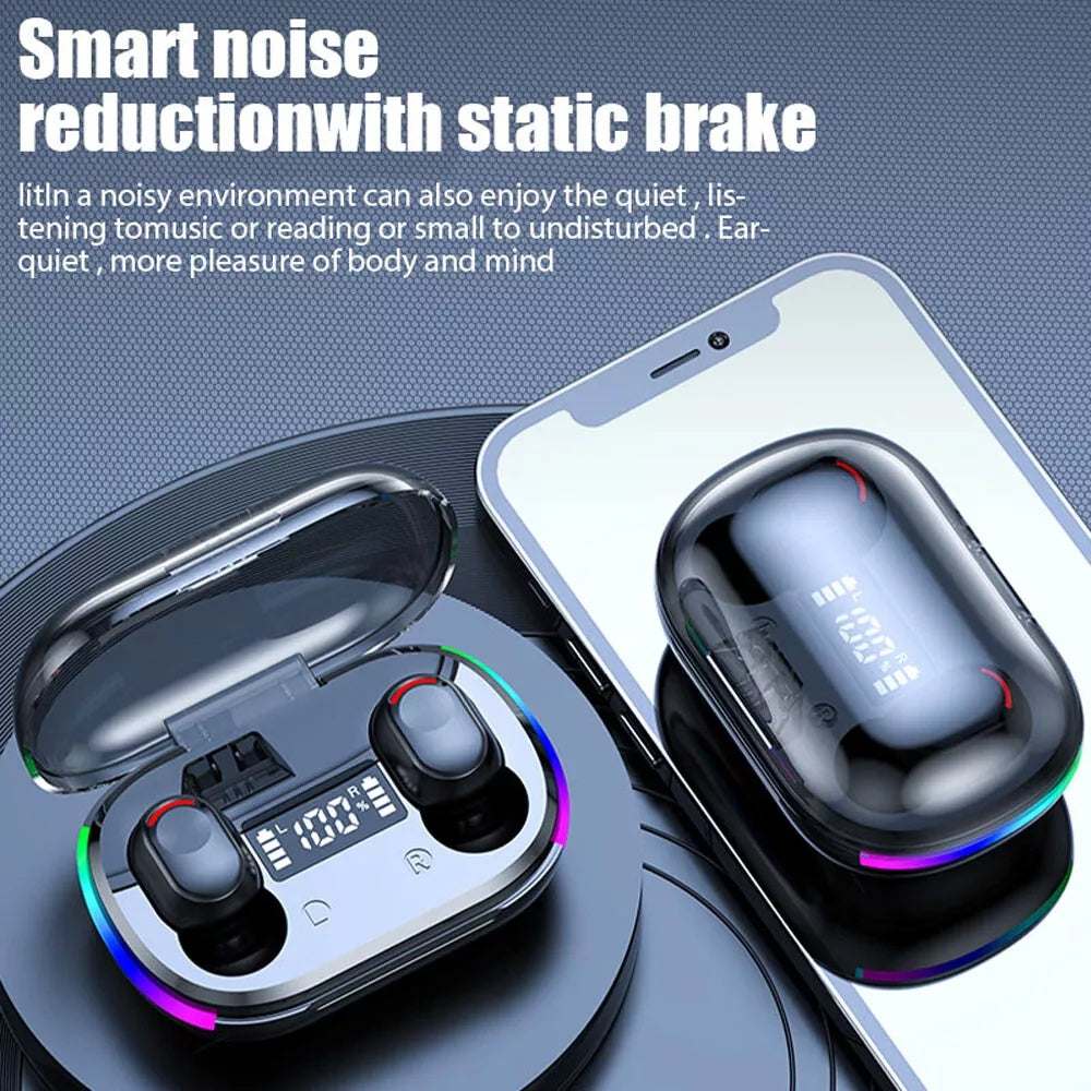 Earbuds - Mini Wireless Earbuds with Bluetooth 5.3 & Smart LED Display- Features 2