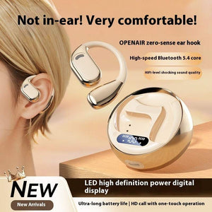 Headset: Non In-ear Bone Conduction - Wireless Charging & NFC Function- Comfortable