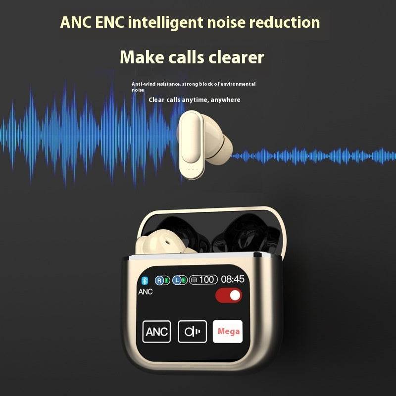 Headset - Wireless 54 Bluetooth - ANC ENC Technology Noise Reduction - Calls Noise Reduction