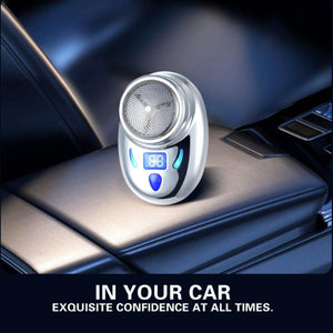 Shaver: Pocket, Mini Electric Portable Shaver + Digital Display - Use In Car