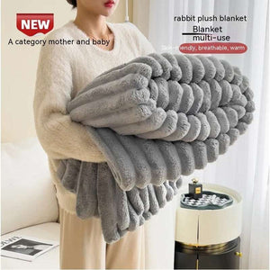 Blanket: Luxuriously Plush, Multipurpose & for All Seasons - Silver Grey Color