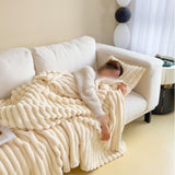 Blanket: Luxuriously Plush, Multipurpose & for All Seasons - Milky White Color