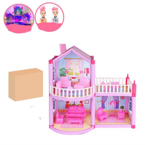 Doll House Toy for Girls | Activity Simulation Castle & Villa Gift (B Model)