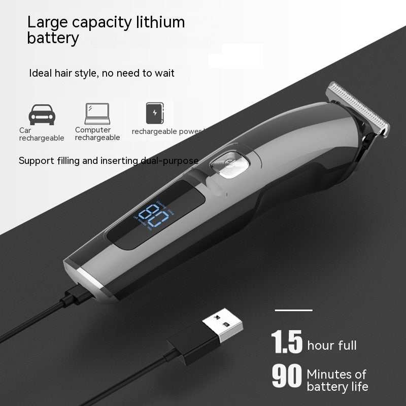 Trimmer & Shaver: Electric Portable All-in-1 USB Charging & Washable- Lithium Battery, Car & Computer Recharge