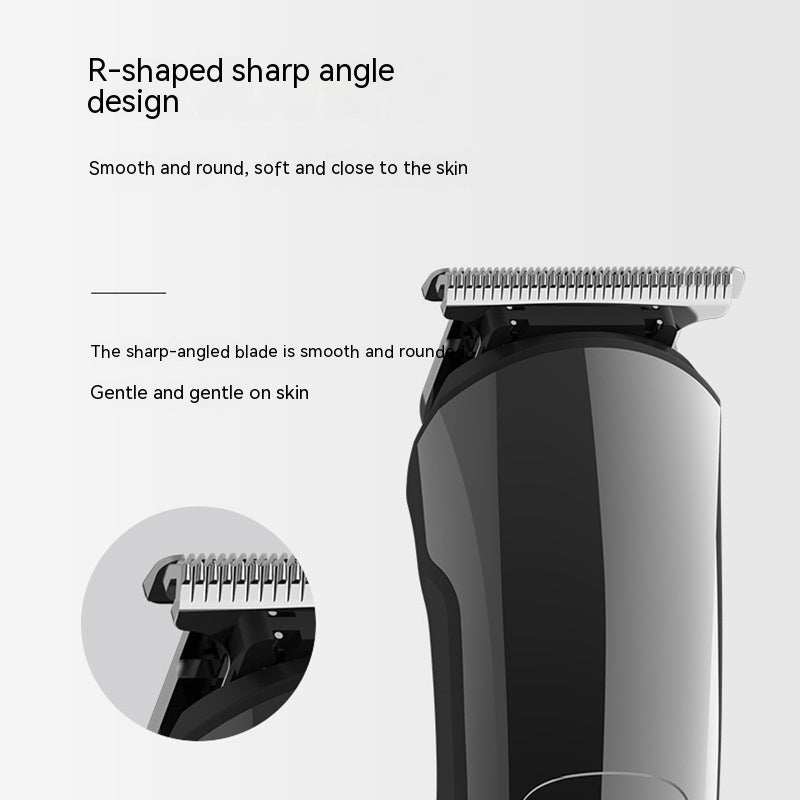 Trimmer & Shaver: Electric Portable All-in-1 USB Charging & Washable- R-Shaped Angle Design