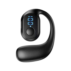 Headset: Wireless Ear-Mounted - 8 Hours Usage & Battery Life Display- Black Color Preview