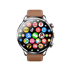 Smartwatch Phone with Camera, SIM Card In, GPS Route & Health Tracking-(Brown Color 128g)