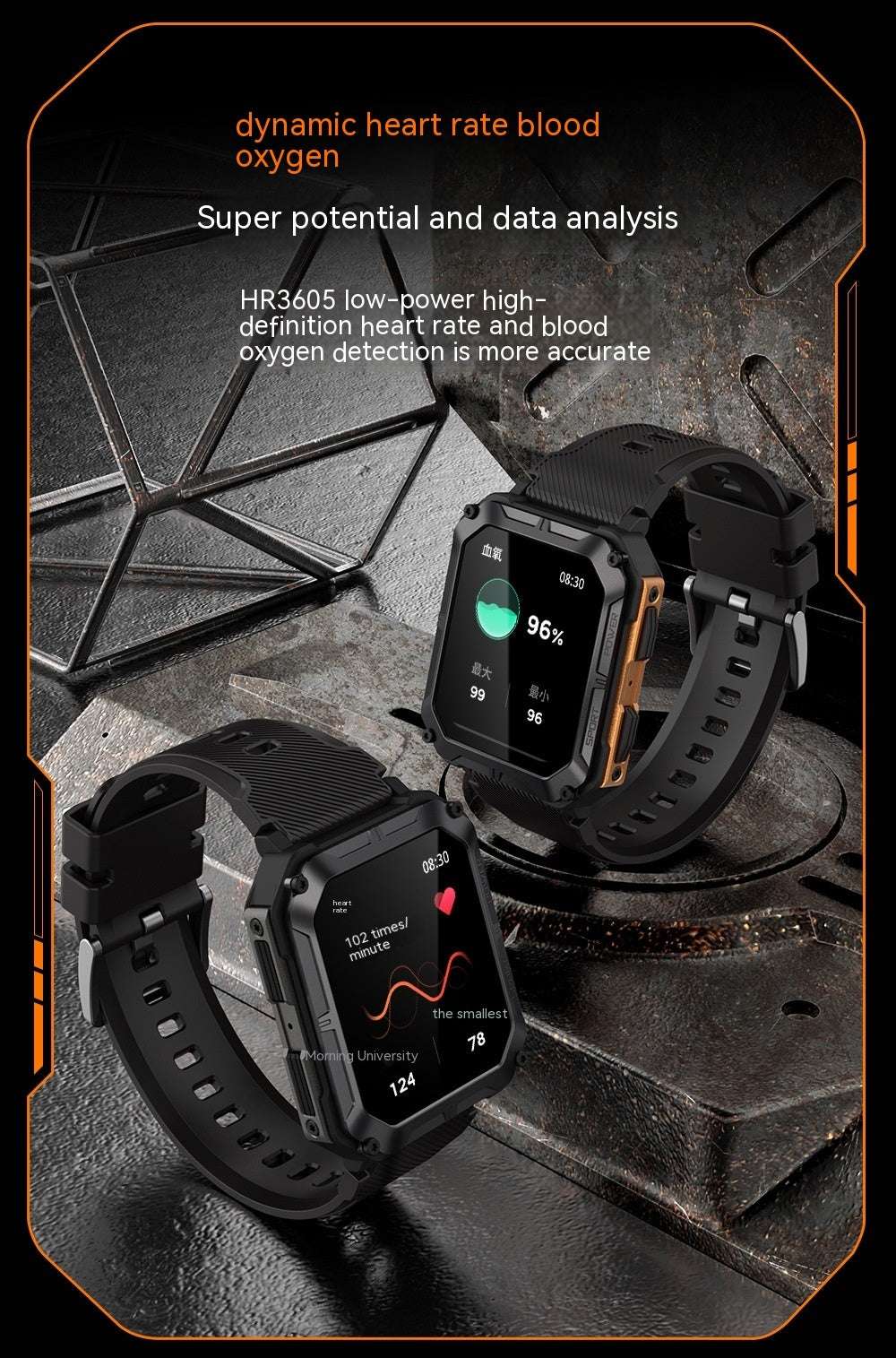 Smartwatch for Sports: BT Call, Waterproof, Touch Screen & 380mAh battery - (Both Colors Preview 1)