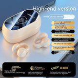 Headset: Sports Ear Clip Model - Battery Use Display + Noise Reduction- Skin Color