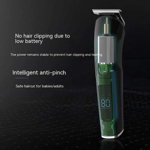 Trimmer & Shaver: Electric Portable All-in-1 USB Charging & Washable- Smart Anti-Pinch when Low Battery