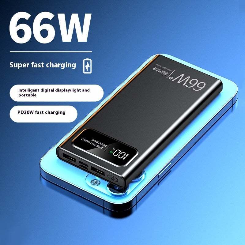 Power Bank: 66W & 120W Super Fast Charge-10000mAh & 20000mAh- Digital Display