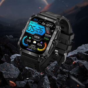 Smartwatch for Sports: Health & Sleep Monitor, Step Count, Heart Rate & BT Call-(Main Preview)